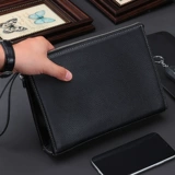 Сумка с петлей на руку, мужская кожаная маленькая сумка клатч, из натуральной кожи