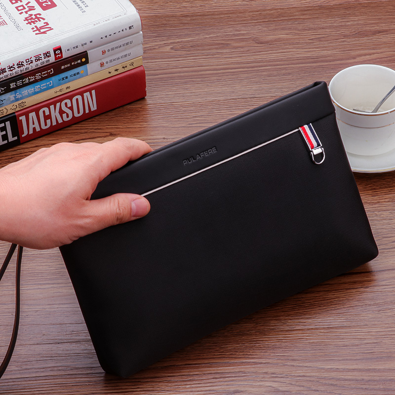 Man's handbag handbag man's bag large capacity hand grab bag male bag Oxford canvas business leisure envelope