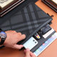 Handbag Men's Clutch Bag Business Casual Clutch Bag Men's Handbag New Luxury Fashion Trendy Plaid Large Capacity