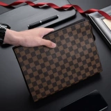 Мужская сумка с петлей на руку, маленькая сумка клатч, модные вместительные и большые шахматы для отдыха