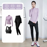 Лонгслив, черные штаны, черный спортивный элегантный приталенный корсет для йоги, изысканный стиль