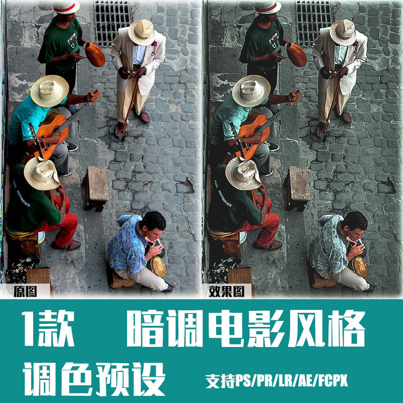 Lightroom pre-set PS secret film documentary LR Street Da Vinci FCPX mobile phone filter PR color LUT