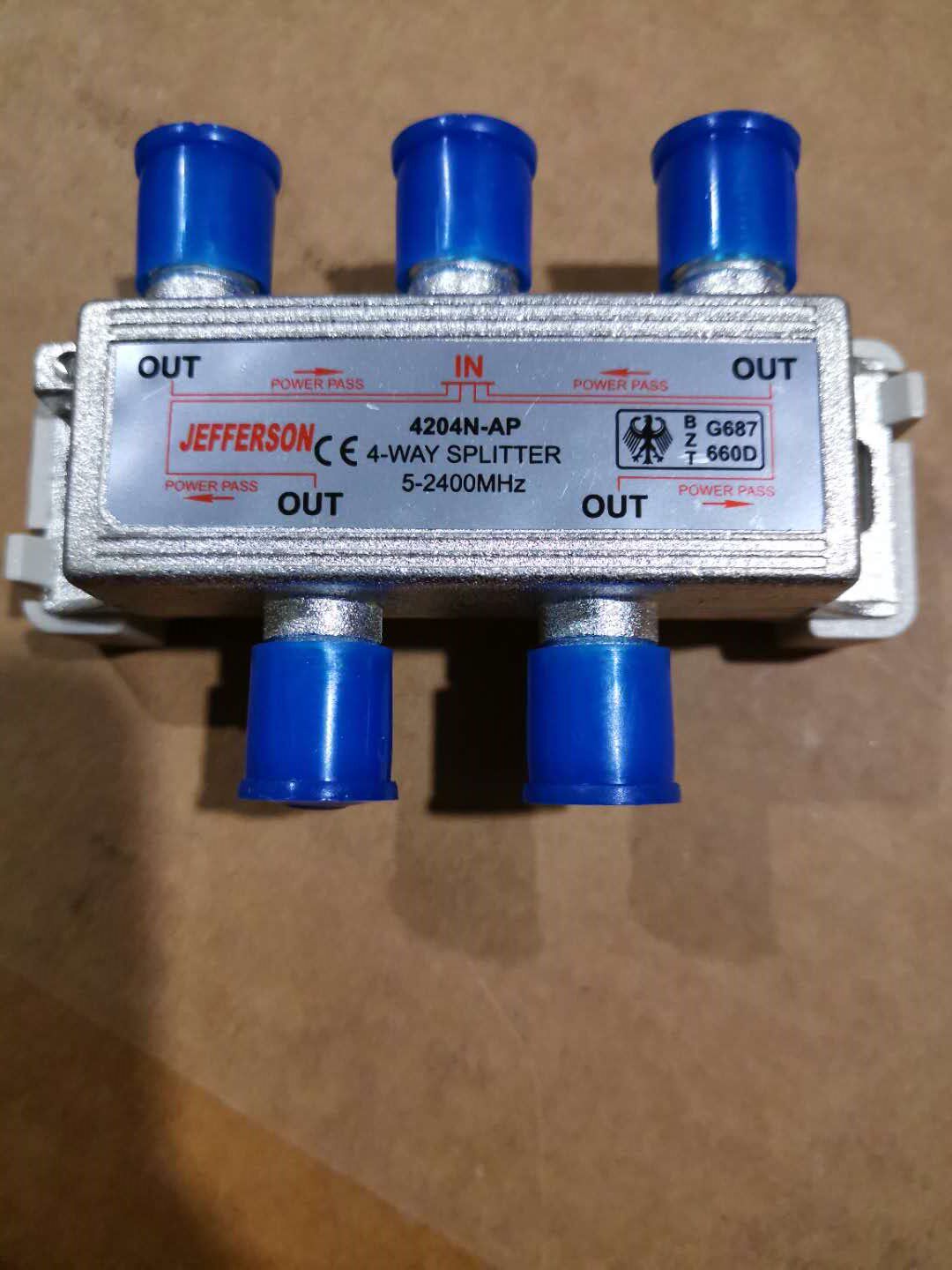 Jasme satellite signal splitter 1 in 4 out cable HDTV