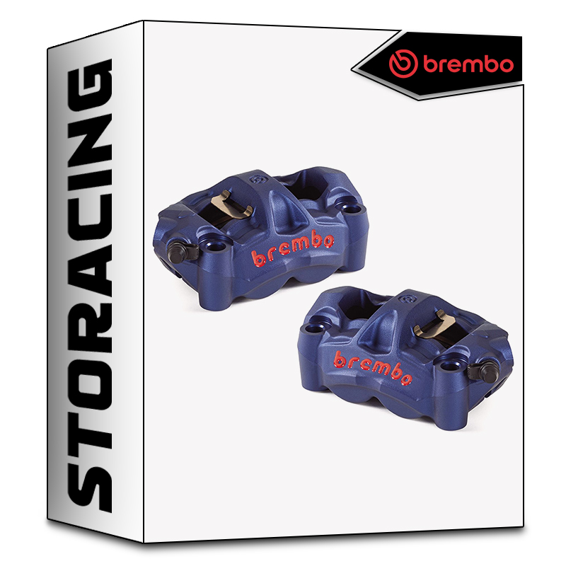 Brembo Brebo M50 100 blue red motorcycle brake caliper spot-Taobao