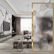 Art glass custom porch living room toilet toughened transparent partition wall modern simple luxury craft screen