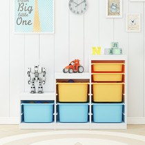 Childrens toy containing cabinet living room by wall Home Baby Kindergarten Lockers Large Capacity Containing Shelf shelf