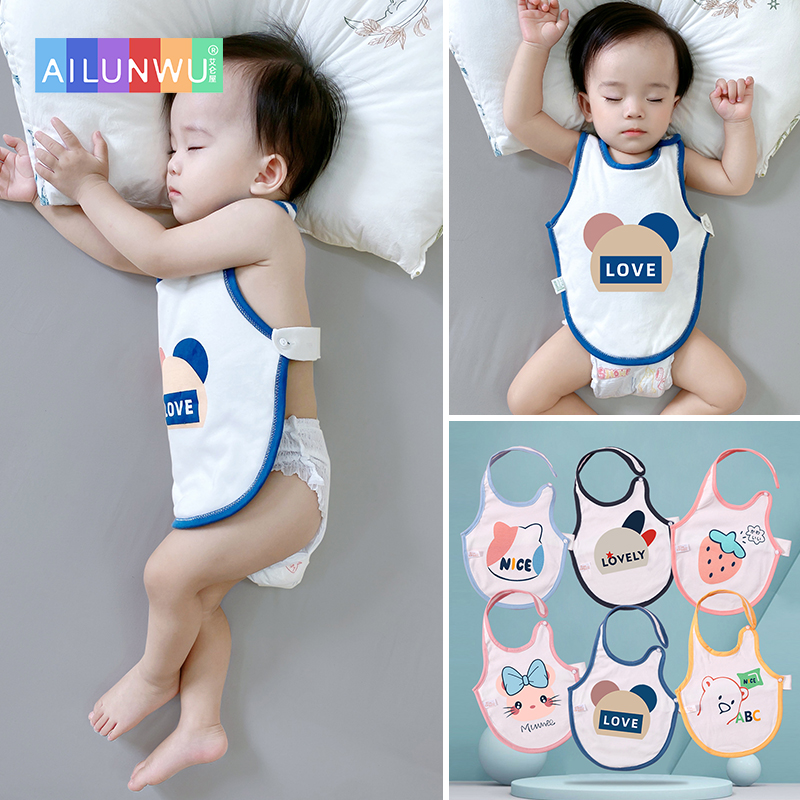 baby baby belly pocket pure cotton spring summer thin section 2 year old baby care belly button 1 small new life anti-cool 3