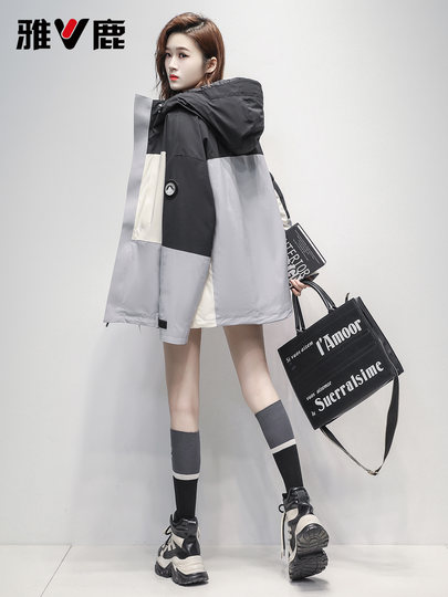 Yalu Daunenjacke für Damen, kurz, 2025, gleicher Stil für Damen und Herren, drei-in-eins, abnehmbarer Outdoor-Mountain-Stil, wind- und wasserdicht, für den Außenbereich