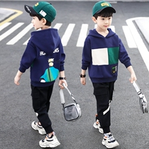 South Korean boys spring clothing clothing suit 2021 new childrens foreign air CUHK child Han version Spring and autumn handsome 2 sets