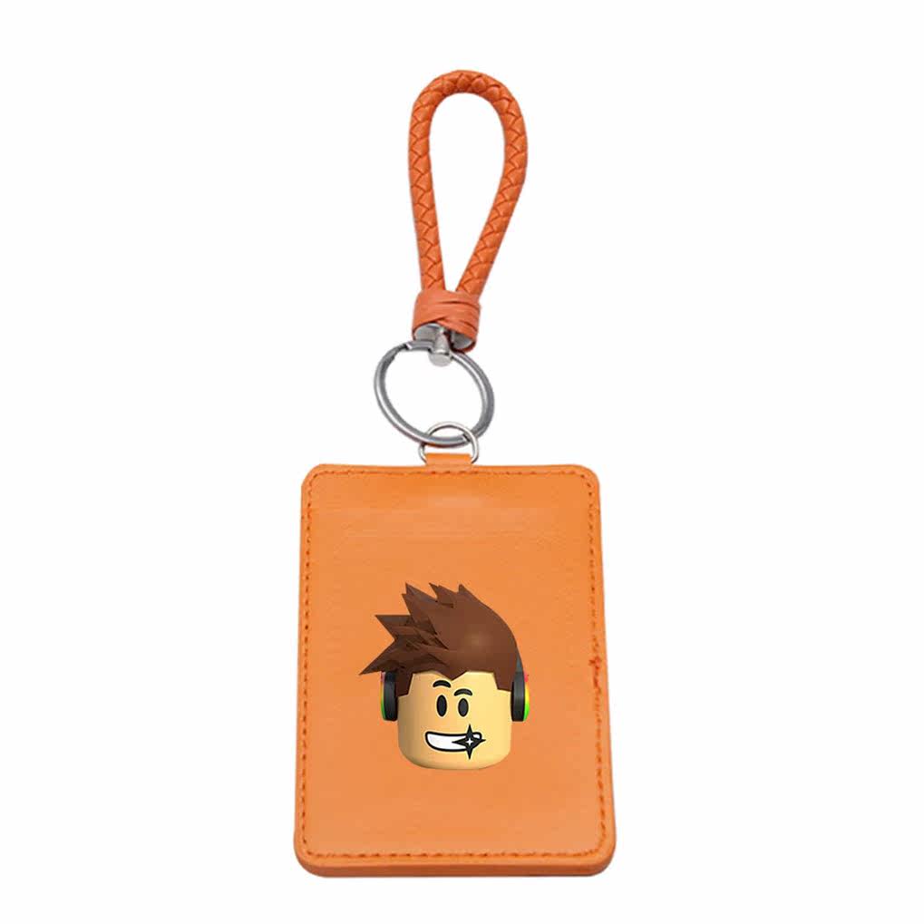 Game ROBLOX Perimeter Card Bags Cartoon Cute Documents Adorable Traffic Card Bank Card protective sleeves Student pendants
