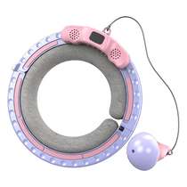 Intelligent hula hoop tightens the abdomen beautifies the waist increases weight and does not lose weight burns fat loses weight and is a fitness tool for lazy people to slim down the waist.