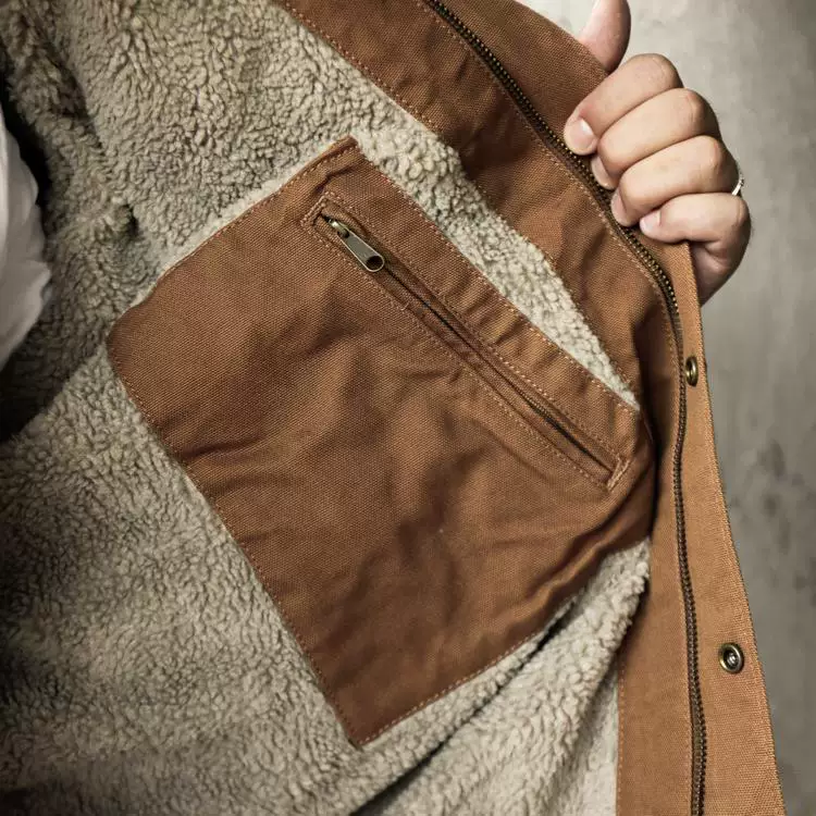 Поддержка идентификации Carhartt Carhartt 103826 бархатистая утолщённая куртка повседневная мужская рабочая куртка модная осень-зима