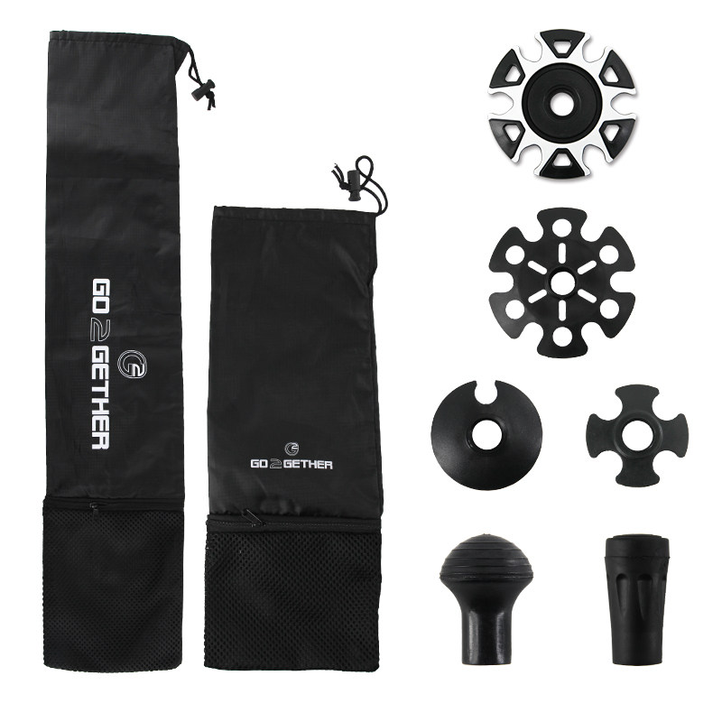 G2 Hiking poles Universal accessories All terrain foot cover mud tray Two-color snow backpack bag storage bag