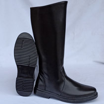 Honor Guard Equestrian Boots Mens and Womens Long Parade Boots Students Flag-raising Boots High Leather Boots Knight Equestrian Boots Officers Shoes