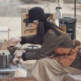 Norvo Wild Camps, открытый лагерь приготовление кухонная работа на кухне многофункциональная работа дикого пикника, пикник с брюшным хлопковым фартуком