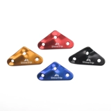 Дорожная палатка для кемпинга, ветрозащитный металлический навес на шнурке, алюминиевый сплав, 10 шт