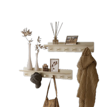 Wall-mounted clothes hanger wall-mounted entrance door storage rack coat key hook no punching clothes row hook 3626