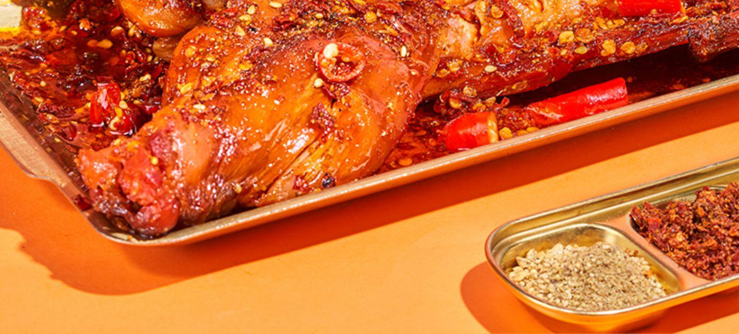 成都烧烤老店 何师烧烤 麻辣手撕烤兔 710g整只袋装 双重优惠折后￥68包邮