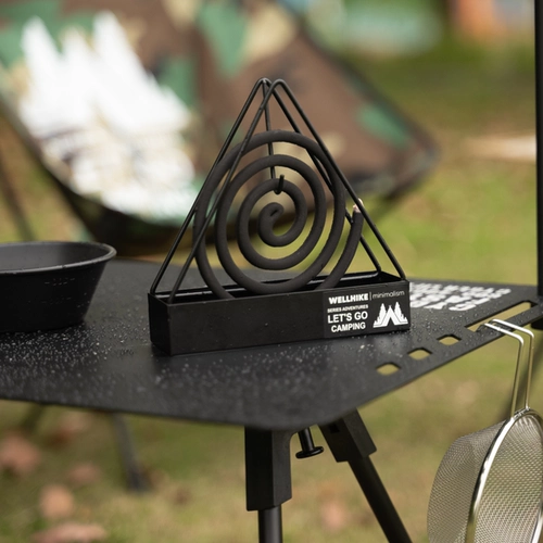 WELLHIKE Дорожная анти-москитная спираль для кемпинга, металлическая банка для хранения, аромалампа, спираль от комаров