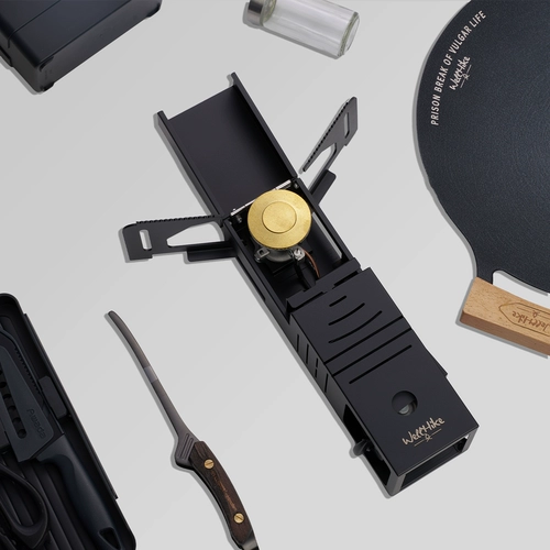 [Прощальная модель] Складная кассетная плита Портативная газовая плита Полевая пожарная печь Уличная плита Кемпинговая печь