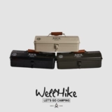 WELLHIKE Дорожный металлический кофейный портативный комплект, коробка для хранения для кемпинга