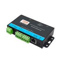 Wallenson Active Poll Serial Server 2 Way RS232 422485 Turn Ethernet Module COM Serial Port Transfer Network Port Communication Industrial Grade Gateway ModbusRTU Turn TC