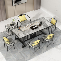 Rock Board New Chinese Tea Table Minimalist Modern Office Marble Tea Table Utilita Tea Several Tea Table Chair Combinations