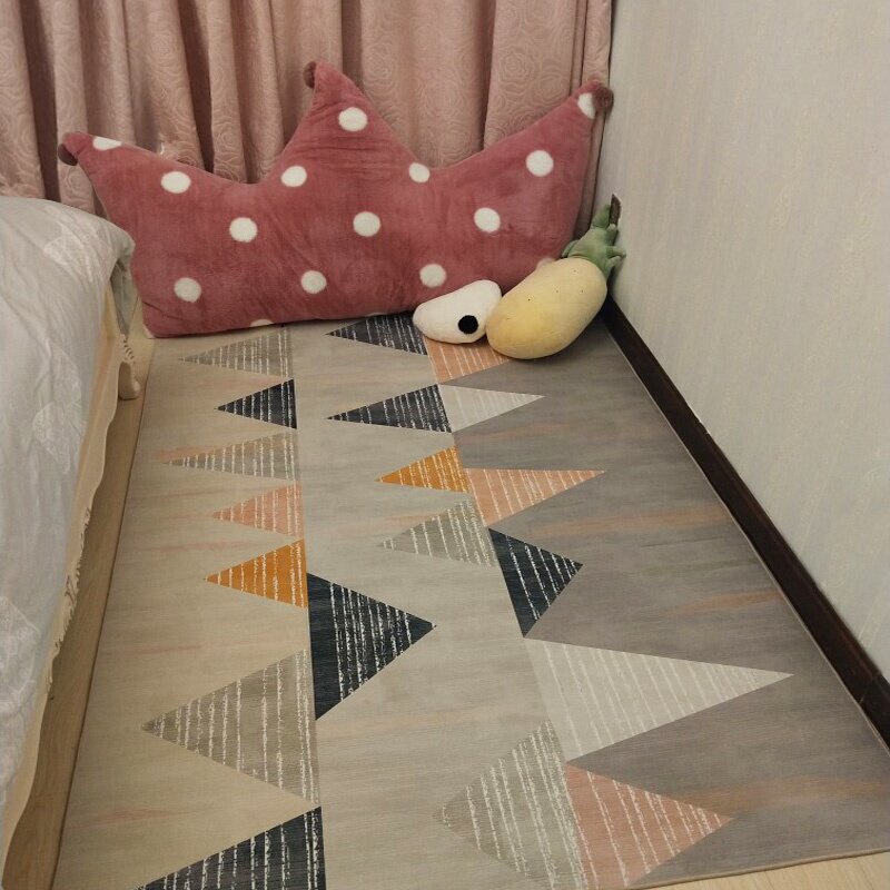 Carpet bedroom girl bedside carpet floor mat can sleep or sit in the room to sleep blanket mat ins wind small area