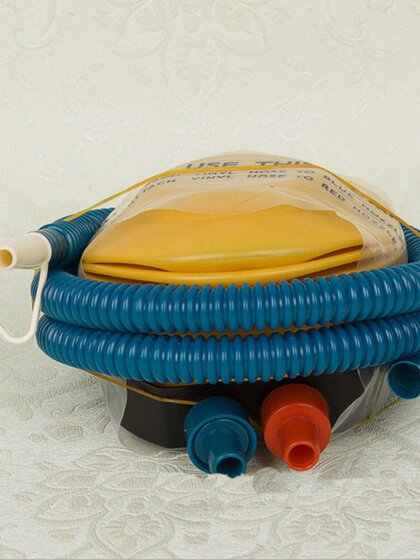 气球专用打气筒手推式婚庆脚踩便携打气泵充气筒气球配件工具用品