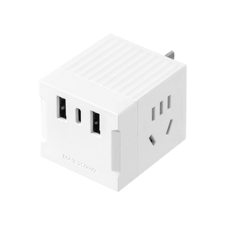 Usb small rubik's cube porous multi-functional power plug-in board