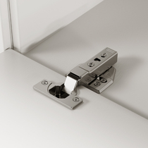 Cabinet Bend Hydraulic Hinge Large Bend Wardrobe Door Hardware Folding Hinge Buffer Aircraft Hinge Stainless Steel Half Lid