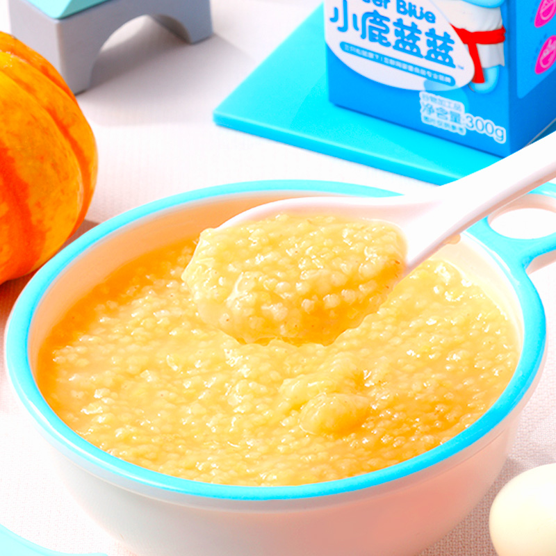 【小鹿蓝蓝有机黄小米300g】宝宝营养粥