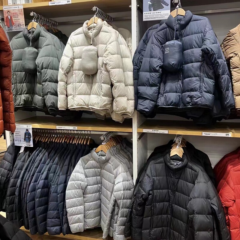 Uniqlo 478273/470067/439589/456570 Men's Jacket Lightweight down Jacket Jacket