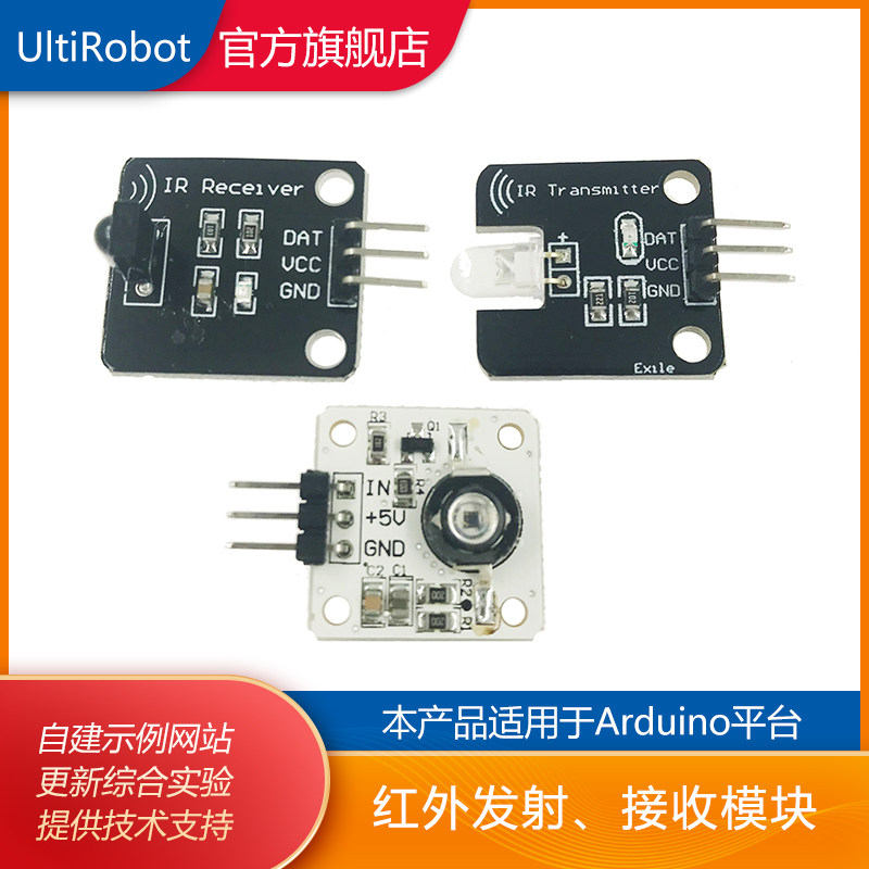 How does the infrared transmitting and receiving module work on the ...