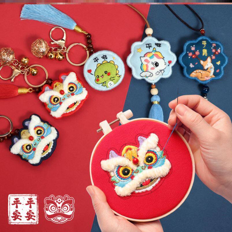 Quicksand Chinese friendship boy gift beaded tassel necklace Festival Tanabata lover dly handmade gift