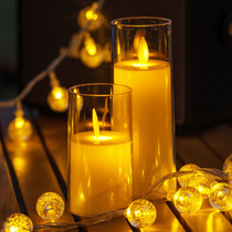 Outdoor atmosphere light led colorful lights flashing camping decorative lights romantic electronic candles birthday confession scene layout