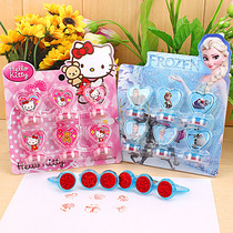 Ice and snow piggy seal loving handle 6 clothes with own printed oil Children seal Cartoon Toys Childrens Festival Gift