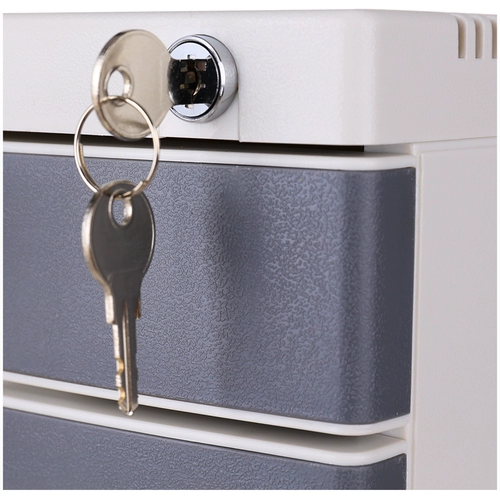 M Dili 8854 Файл шкаф 4 -Layer Four -Layer Hard Plastic Plastic Block Lock Desktop File Calemet Calemet File Corpet A4 Информация A