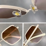 Брендовые летние солнцезащитные очки, изысканный стиль, коллекция 2023, защита от ультрафиолета, по фигуре