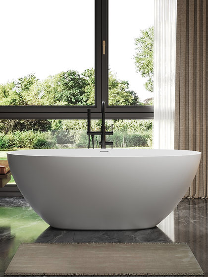 PMMA高分子人造石浴缸家用成人免安装独立式小户型浴缸民宿酒店