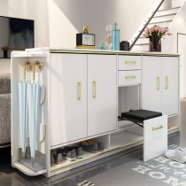 Light luxury entry door shoe cabinet outside the door of household door large-capacity aisle storage boot cabinet