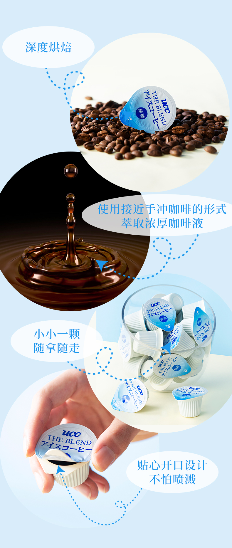 UCC 悠诗诗 1秒即溶冷萃浓缩无蔗糖黑咖啡液 18gx50颗 券后159元包邮 值值值-买手聚集的地方