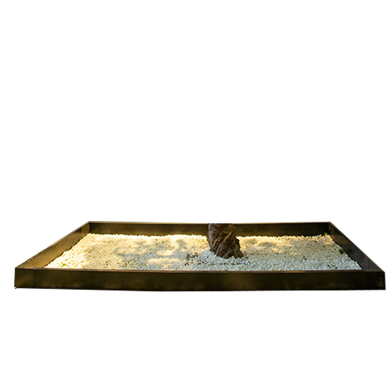 Customizable special iron frame fence iron base landscaping welcome pine matching package