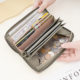 2025 new genuine leather long wallet rfid cross-border multi-card slot Japanese style wallet large capacity zipper women's wallet