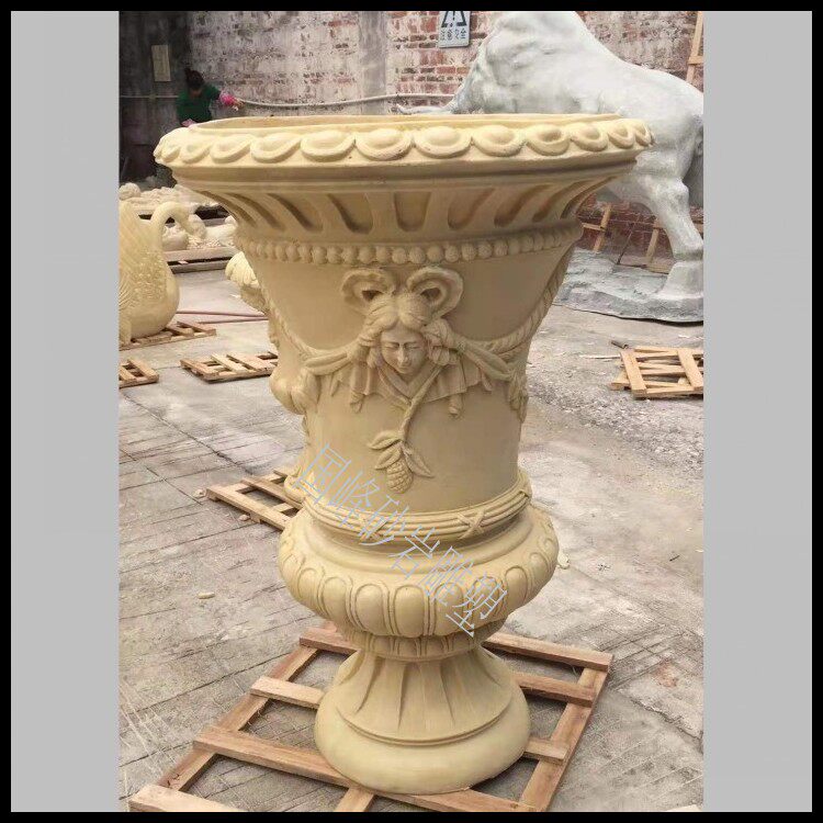 National Peak Artificial Sandstone GRP Making Art Beauties Flower Pots Garden Yard upscale Villa Renovation Display