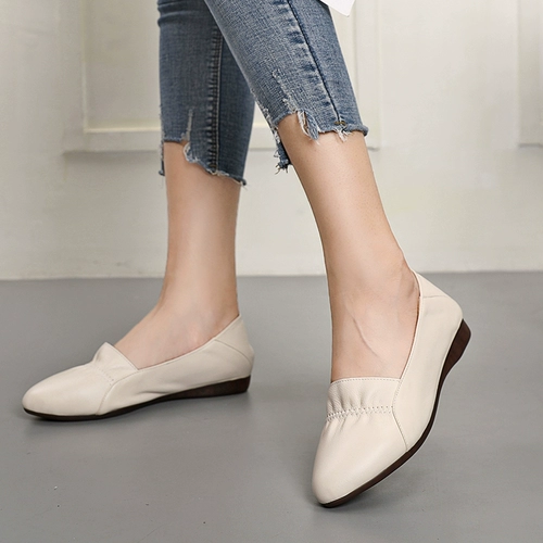 2021 Новая женская обувь латиноамериканская танцевальная обувь кожаные низкие каблуки, мягкие дни