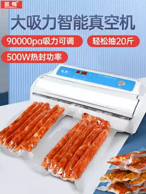 Blueberry brand rice brick vacuum machine Food bag packaging machine Commercial automatic vacuum preservation machine plastic bag sealing machine Household vacuum packaging machine 320X can pump 10 kg rice brick