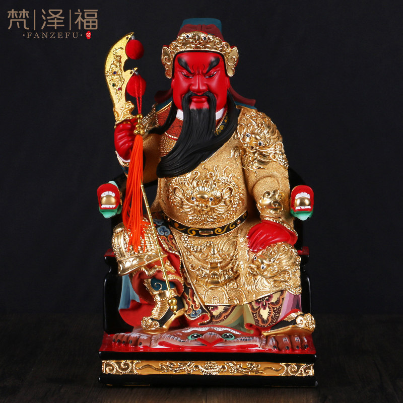 Incense Camphor Wood Sculptures Martial Arts God Statues of the Gods of the Gods of the Gods of the Gods of the Gods of the Gods of the Gods of the Gods of the Gods of the Gods of the Gods of the Gods