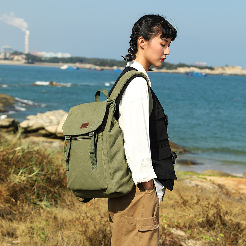 New Wave Generation New Sail Bag Large Capacity Double Shoulder Bag Leisure Travel Computer Package Trend 100 Hitch University School Bag