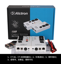 Alctron CT-8 professional multi-purpose audio line test instrument engineering wiring separation test